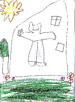 Students drawing